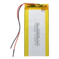 Аккумуляторная батарея универсальная 304569p 3,7v Li-Pol 2000 mAh 3*45*69 mm