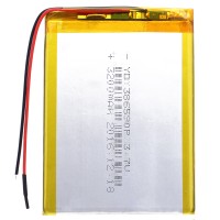 Аккумуляторная батарея универсальная 386590p 3,7v Li-Pol 3200 mAh 3.8*65*90 mm