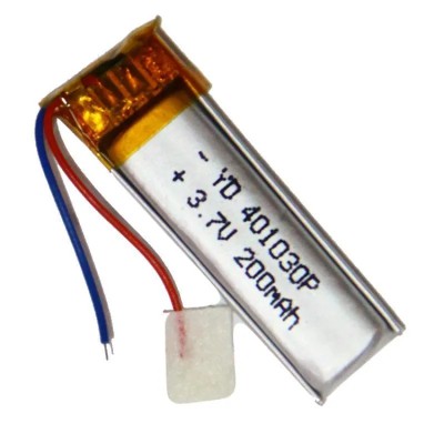 Аккумуляторная батарея универсальная 401030p 3,7v Li-Pol 200 mAh 4*10*30 mm