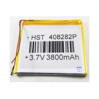 Аккумуляторная батарея универсальная 408282p 3,7v Li-Pol 3800 mAh 4*82*82 mm