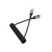 Кабель USB - MicroUSB Hoco X121 (2.4A, 1.5 м, пружина) Черный