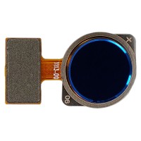 Шлейф для Xiaomi Redmi Note 7 сканер отпечатка пальцев Синий