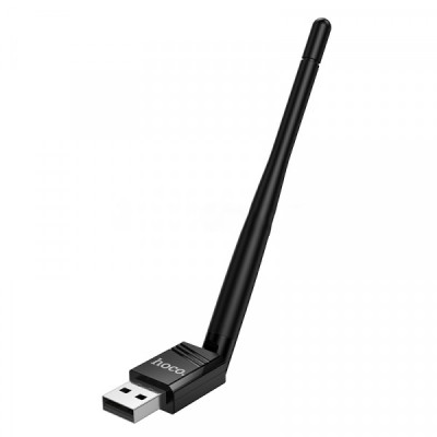 USB Wi-Fi адаптер Hoco HI37 (2,4 GHz) Черный