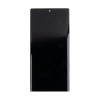 Дисплей для Samsung S908B Galaxy S22 Ultra модуль с рамкой Черный - (Soft OLED, 120 Гц) (Full Size)