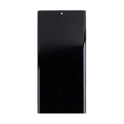 Дисплей для Samsung S9080B Galaxy S22 Ultra модуль с рамкой Черный - (Soft OLED, 120 Гц) (Full Size)