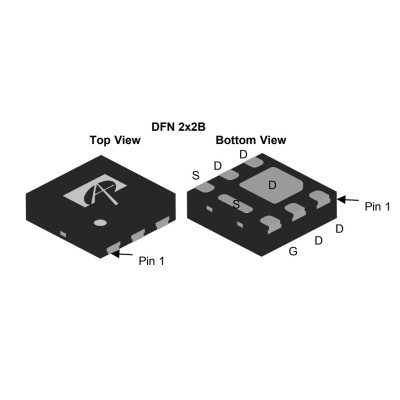 AON2409 P-Channel MOSFET 30V 8A