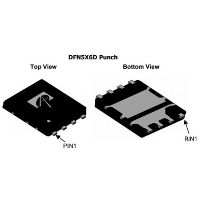 AONY36352 Dual N-Channel MOSFET 30V 49A/85A