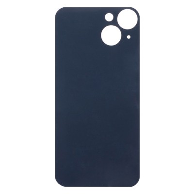 Задняя крышка для iPhone 14 Красный (стекло, широкий вырез под камеру, логотип)