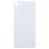 Задняя крышка для iPhone 8 Белый (стекло, широкий вырез под камеру, логотип)