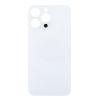 Задняя крышка для iPhone 14 Pro Max Белый (стекло, широкий вырез под камеру, логотип) Задняя крышка для iPhone 14 Pro Max Белый (стекло, широкий вырез под камеру, логотип)