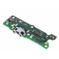 Шлейф для Huawei Honor 9S на системный разъем/микрофон - Премиум