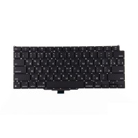 Клавиатура для ноутбука MacBook Air M1 13" A2337 (2020, прямой Enter RU) Черная
