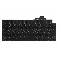 Клавиатура для ноутбука MacBook Air M2 13" A2681 (2022, прямой Enter RU) Черная