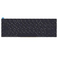 Клавиатура для ноутбука MacBook Pro Pro 15" A1707 (2016-2017, Г-образный Enter RU) Черная