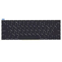Клавиатура для ноутбука MacBook Pro 15" A1990 (2018-2019, прямой Enter RU) Черная