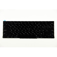 Клавиатура для ноутбука MacBook Pro 13" A2159 (2019, прямой Enter RU) Черная
