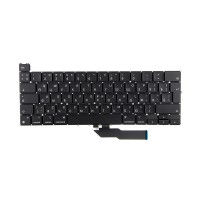 Клавиатура для ноутбука MacBook Pro 13" A2251 (2020, Г-образный Enter RU) Черная Клавиатура для ноутбука MacBook Pro 13" A2251 (2020, Г-образный Enter RU) Черная