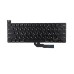 Клавиатура для ноутбука MacBook Pro 13" A2251 (2020, прямой Enter RU) Черная