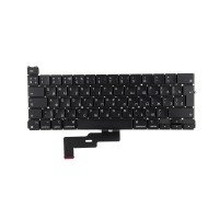 Клавиатура для ноутбука MacBook Pro M1 13" A2338 (2020-2022, Г-образный Enter RU) Черная
