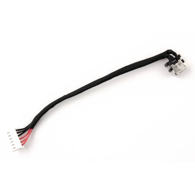 Разъем питания для ноутбука Asus FX503 12cm (5.5x2.5) с кабелем 6pin p/n: 14026-00010300