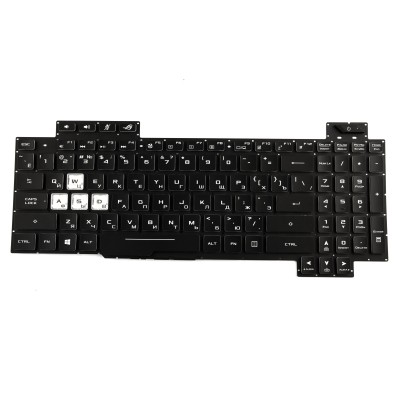 Клавиатура для ноутбука Asus ROG GL704 c подсветкой p/n: V170762FS1US, 0KN1-5J2US11