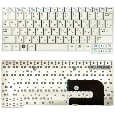 Клавиатура для ноутбука Samsung N110 Белая p/n: BA59-02419Q, BA59-02419R, BA59-02697C