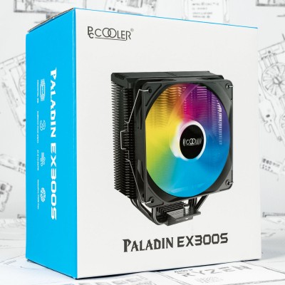 Кулер PCCooler Paladin EX300S (PaladinEX300S) 125Вт, 115X / 1200 / 1700 / AM4 / AM5 Кулер PCCooler Paladin EX300S (PaladinEX300S) 125Вт, 115X / 1200 / 1700 / AM4 / AM5
