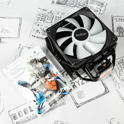 Кулер PCCooler Paladin EX300S (PaladinEX300S) 125Вт, 115X / 1200 / 1700 / AM4 / AM5 Кулер PCCooler Paladin EX300S (PaladinEX300S) 125Вт, 115X / 1200 / 1700 / AM4 / AM5