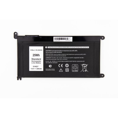 Аккумулятор для ноутбука Dell 3180 (11.4V 2200mAh) p/n: Y07HK; 51KD7