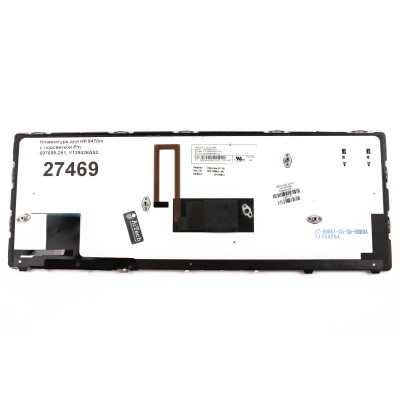 Клавиатура для HP 9470m с подсветкой p/n: 697685-251, V135426AS2, 6037B0080122