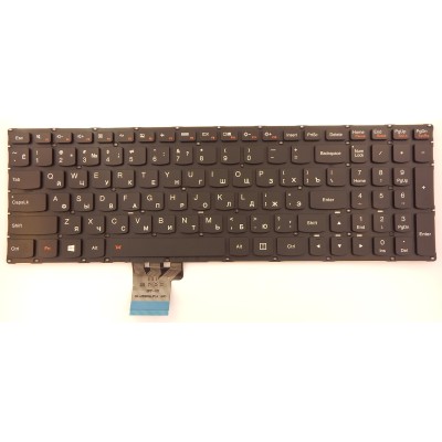 Клавиатура для ноутбука Lenovo Y50-70 без подсветки p/n: 25213152, 25213201, 25215988, 9Z.N8RBC.J01