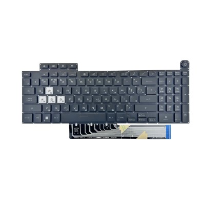 Клавиатура для Asus FX707ZR с подсветкой p/n: 90NR08V1-R32RU0