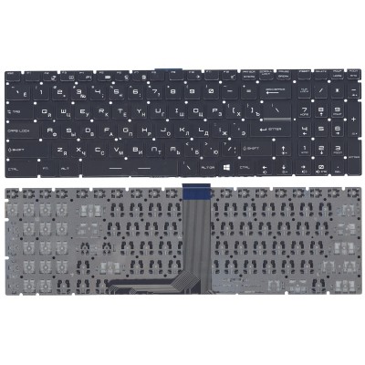 Клавиатура для ноутбука MSI GE72 с подсветкой p/n: V143422GK1, S1N-3ERU2U1-SA0