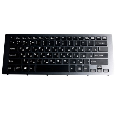Клавиатура для ноутбука Sony SVF15N Черная p/n: 149264921US, AEFI3U000103A, 9Z.NABBQ.701