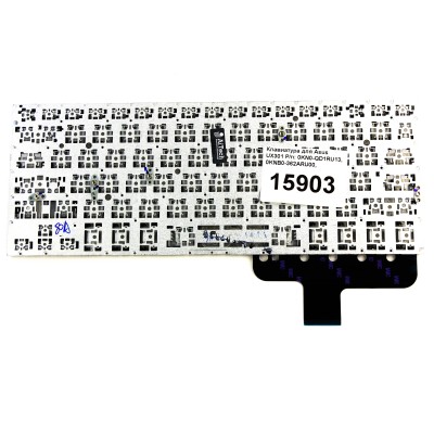 Клавиатура для Asus UX301 p/n: 0KN0-QD1RU13, 0KNB0-362ARU00, NSK-UQ80R, 9Z.N8JBU.80R