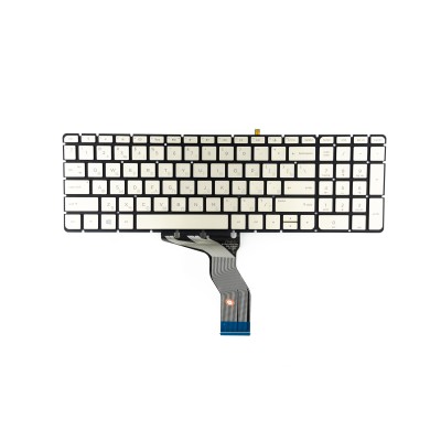 Клавиатура для HP 15-ab 17-g Золото с подсветкой p/n: 809031-251