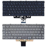 Клавиатура для HP 14-DW синяя без подсветки p/n: 831-00822-00A