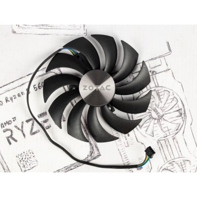 Вентилятор для видеокарты Zotac GAMING GeForce RTX 3070 Twin Edge ⌀100мм | №2