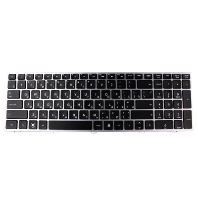 Клавиатура для HP Probook 4540s серая рамка p/n: 676504-251, 677045-251, 684632-251 701485-251