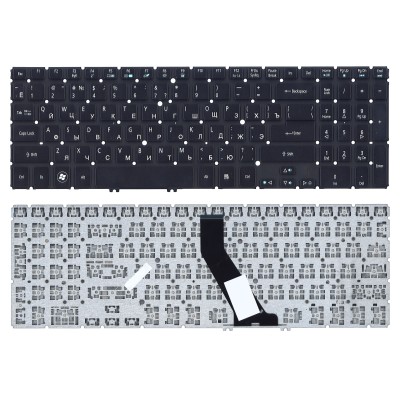 Клавиатура для Acer V5-531 с подсветкой p/n: NSK-R37SQ 0R, NSK-R3KBW 0R