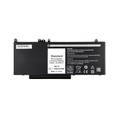 Аккумулятор для ноутбука Dell E5470 (7.6V 6000mAh) OEM p/n: 6MT4T; 7V69Y; 8V5GX; G5M10; TXF9M