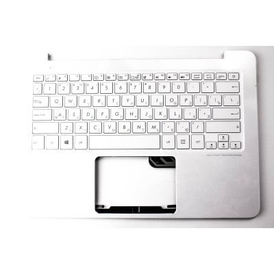 Клавиатура для ноутбука Asus Zenbook UX305FA TopCase Белая p/n: 90NB06X1-R31RU0