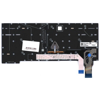 Клавиатура для ноутбука Lenovo ThinkPad T14s Gen 2 Черная с подсветкой p/n: PK131VP1B06 SN21A22129