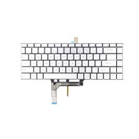 Клавиатура для MSI PS42 Серебро с подсветкой p/n: NSK-FDABN, 9Z.NEVBN.A1N