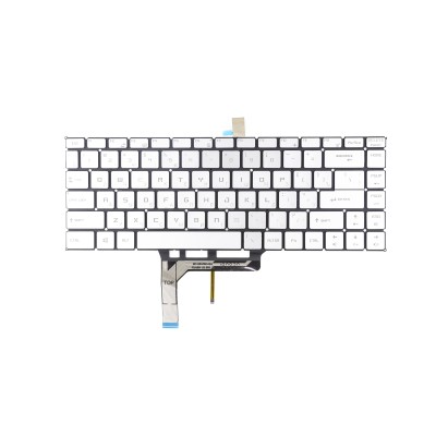 Клавиатура для MSI PS42 Серебро с подсветкой p/n: NSK-FDABN, 9Z.NEVBN.A1N