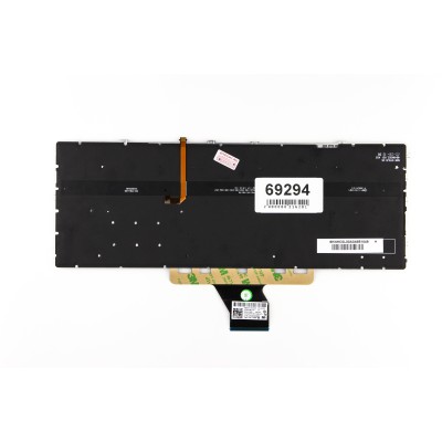 Клавиатура для HP 13-ba Серебро с подсветкой p/n: 9Z.NHCBC.10U, NSK-XY1BC, PK132V62A10, 7J20B0