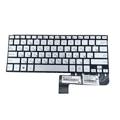 Клавиатура для Asus TP300UA TP301 Серебро p/n: 9Z.N8JSC.D01, PK1316W210S, 0KNB0-3120US00