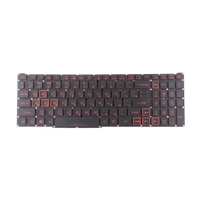 Клавиатура для Acer AN517-41 с красной подсветкой (узкий шлейф)