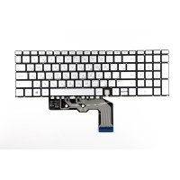 Клавиатура для HP Envy x360 15-ED Серебро с подсветкой p/n: PK132UR1A05 9Z.NHBBC.10R