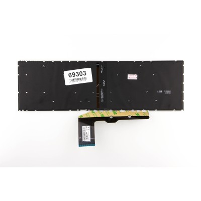 Клавиатура для HP Envy x360 15-ED Серебро с подсветкой p/n: PK132UR1A05 9Z.NHBBC.10R